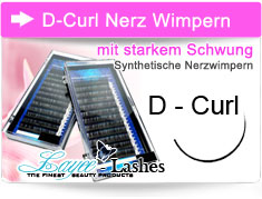Nerzwimpern D Curl