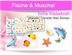 Fische Muschel Nail Sticker