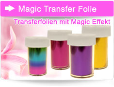 Magic Transfer Folie Nageldesign