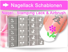 Nagellack Schablone
