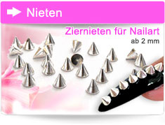 Ziernieten Nageldesign