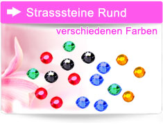 Strasssteine Rund Nageldesign
