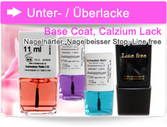 Unterlack Überlacke Nageldesign