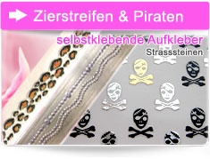 Totenkopf Piraten Nail sticker