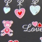 Preview: Glitzer Nail Art Sticker TJ103