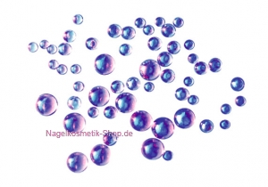Glitter Strass-Pearls  Blau
