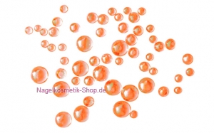 Glitter Strass-Pearls pfirsich
