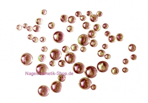 Glitter Strass-Pearls braun