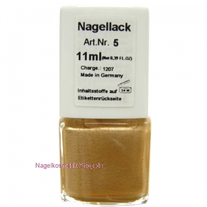 Nagellack Nr. 05 Metallic-Gold 11ml