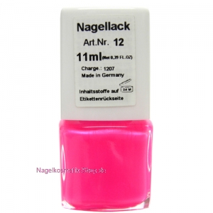 Nagellack Nr. 12 Leuchtend-Pink 11ml