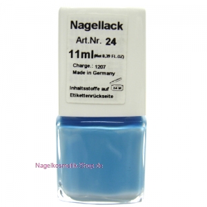 Nagellack Nr. 24 Hellblau 11ml