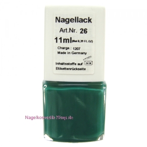 Nagellack Nr. 26 Dunkelgrün 11ml