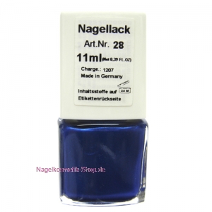 Nagellack Nr. 28 Dunkelblau 11ml