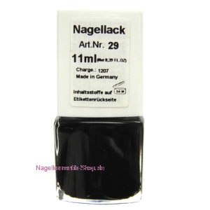 Nagellack Nr. 29 Schwarz 11ml