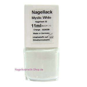 Nagellack Nr. 32 Glitter-Weiß 11ml
