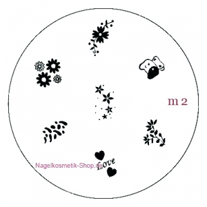 Stamping Schablone m2