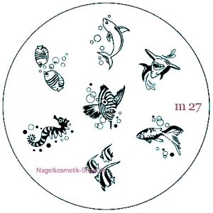 Stamping Schablone m27