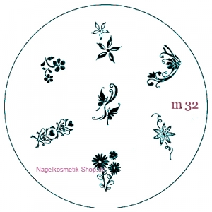 Stamping Schablone m32