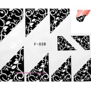 French  Nail Art Sticker F-038