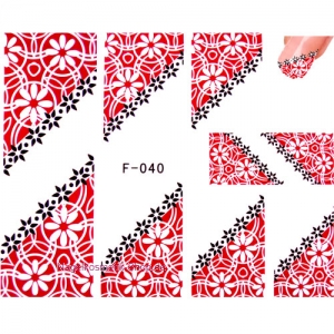 French  Nail Art Sticker F-040