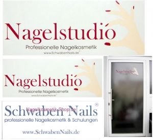 Nagelstudio Aufkleber