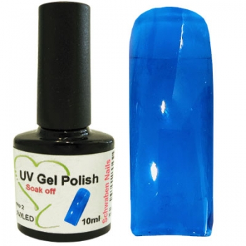 Schellack transparent blau