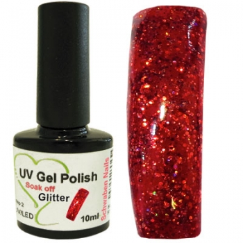 Glitter rot shellac