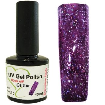 Glitter Lila Shellac
