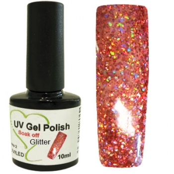Shellac Kupfer Glitter