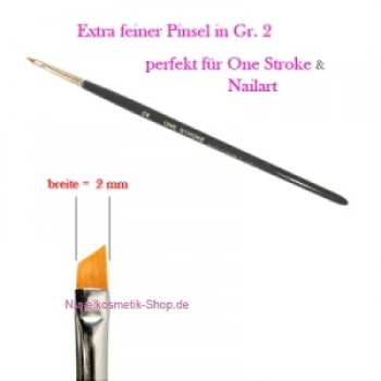 One Stroke Pinsel schräg