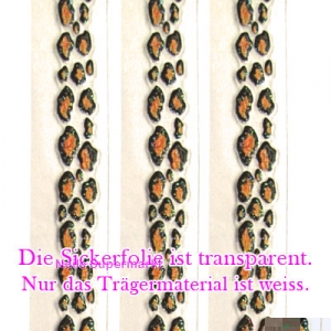 Zierstreifen Sticker Leo gelb