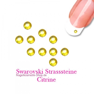 Swarovski Strasssteine 100 Stk. Citrine