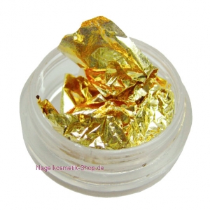 Metallfolie Gold Nailart