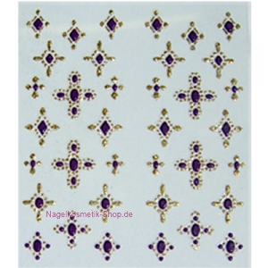 Nail Sticker Orient Lila
