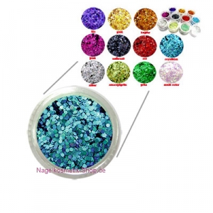 Nailart Pailletten Royal Blau