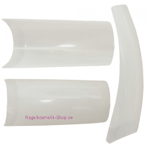 Nageltips gerade Form gekürzt 25 Stk. pro Größe