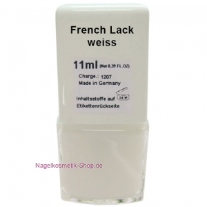 French Lack weiß