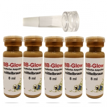 BB-Glow Mittelbraun 5er Set