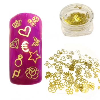 Einlegemotive gold