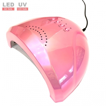 LED UV Lampe metallic pink 48Watt