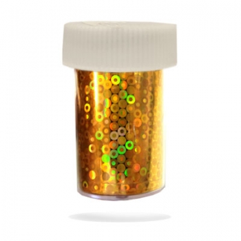 Transferfolie Gold Pailletten