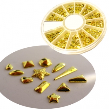 Overlays Mix gold Nails
