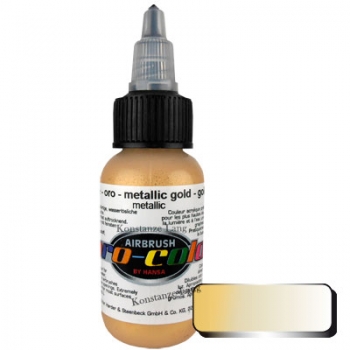 Airbrush Farbe metallic Gold