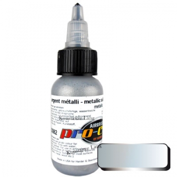 Airbrush Farbe metallic Silber