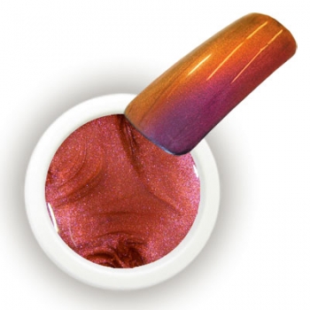 Chamäleon Farbgel dunkel lila rot gold