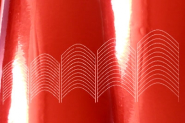 Chrome Smile Line red Round