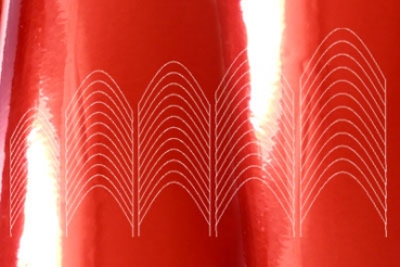 Chrome Smile Line red Round