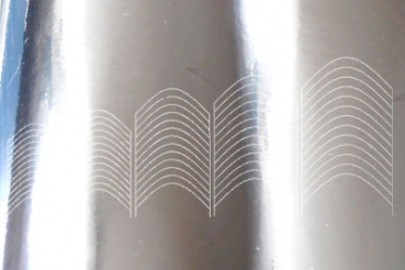 Chrom Smile Line silver Round