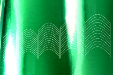 Chrom Smile Line green Round