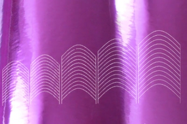 Chrom Smile Line violett Round